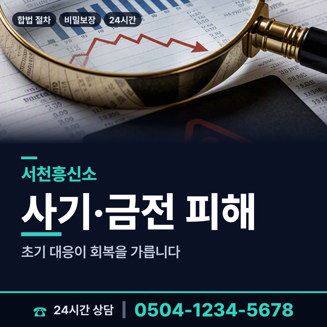 서천 장항읍 탐정사무소 상담 안내